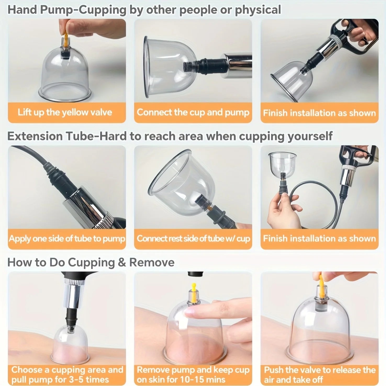 Kineta 24-Piece Cupping Therapy Set — Vacuum Massage Cups for Muscle Recovery & Pain Relief