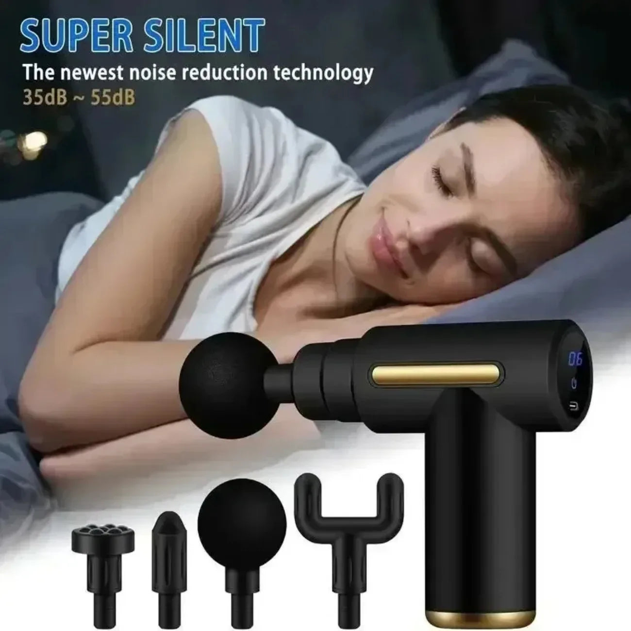 Kineta Mini Massage Gun — Portable Percussion Muscle Relaxer for Neck, Back & Shoulders