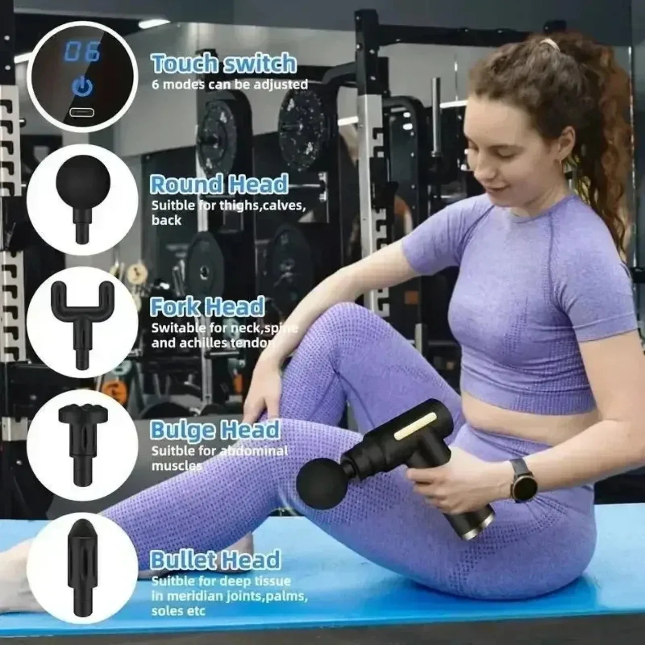 Kineta Mini Massage Gun — Portable Percussion Muscle Relaxer for Neck, Back & Shoulders