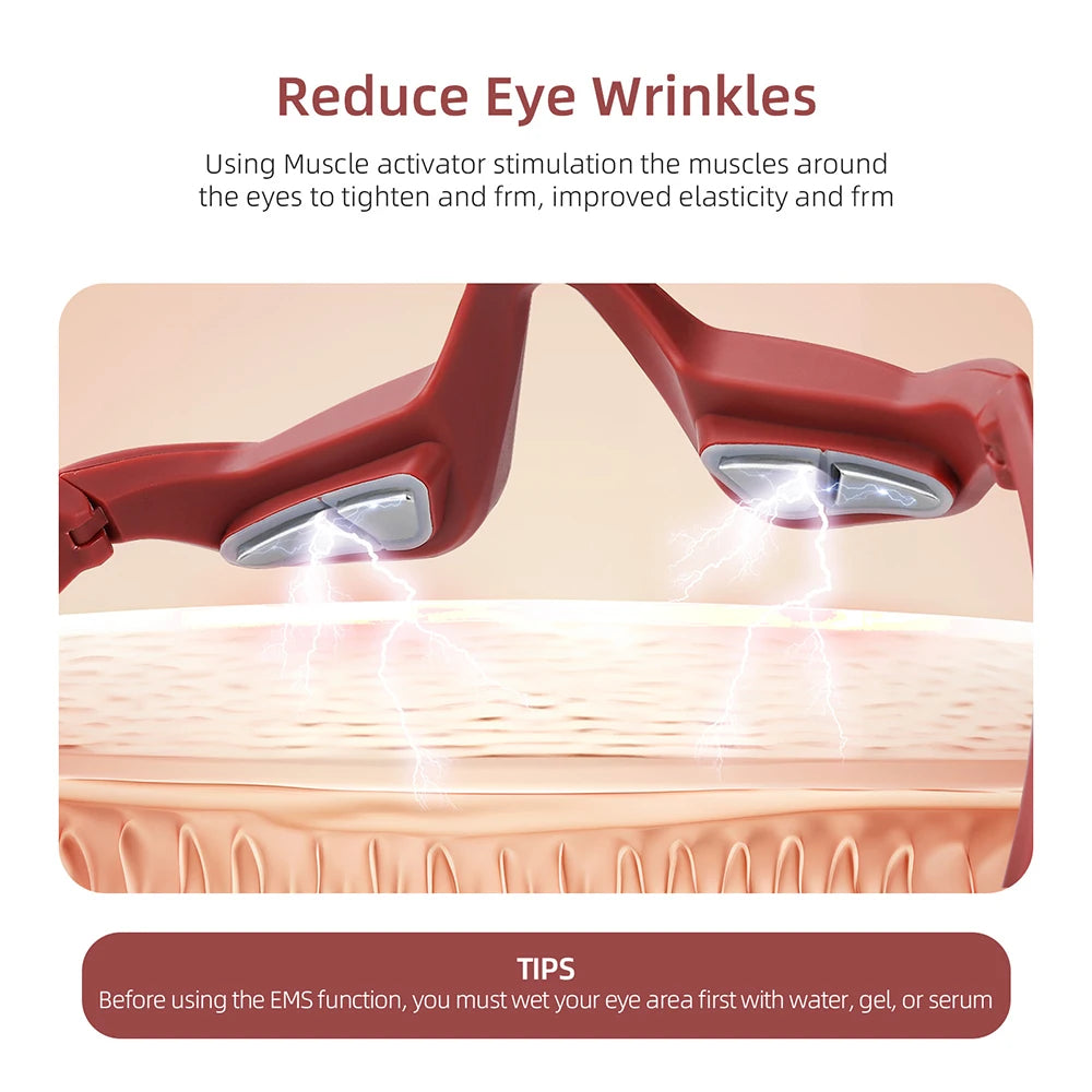 Kineta Eye Relief Massager — Under-Eye Glasses Massager for Eye Fatigue & Tension Relief