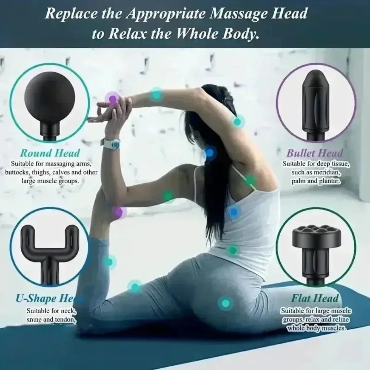 Kineta Mini Massage Gun — Portable Percussion Muscle Relaxer for Neck, Back & Shoulders