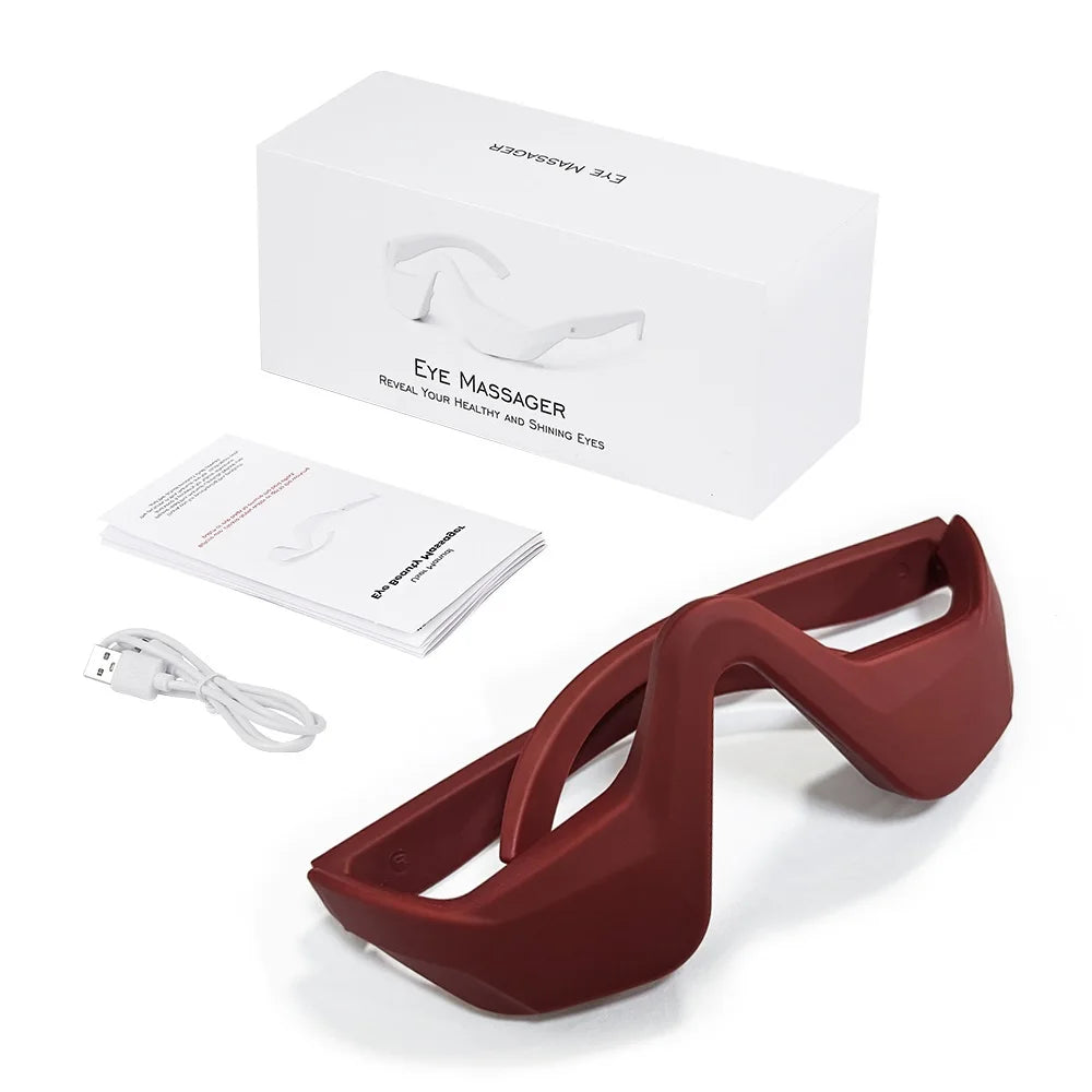 Kineta Eye Relief Massager — Under-Eye Glasses Massager for Eye Fatigue & Tension Relief